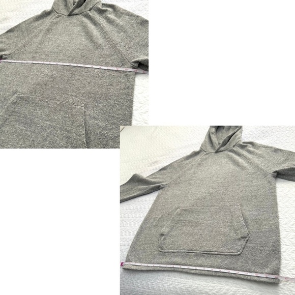 J.Crew Men’s Cotton-Wool Sweater Hoodie in Med Heather Gray Size Med - Picture 9 of 12